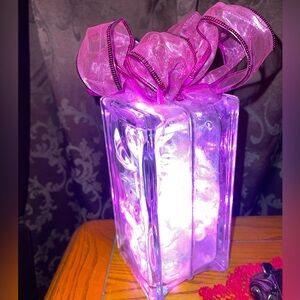 Glass Block Lamp